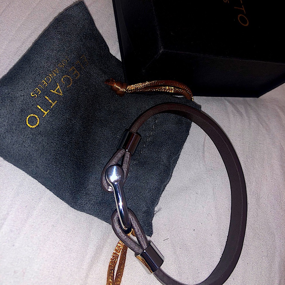 Elegatto Men’s Leather Bracelet
